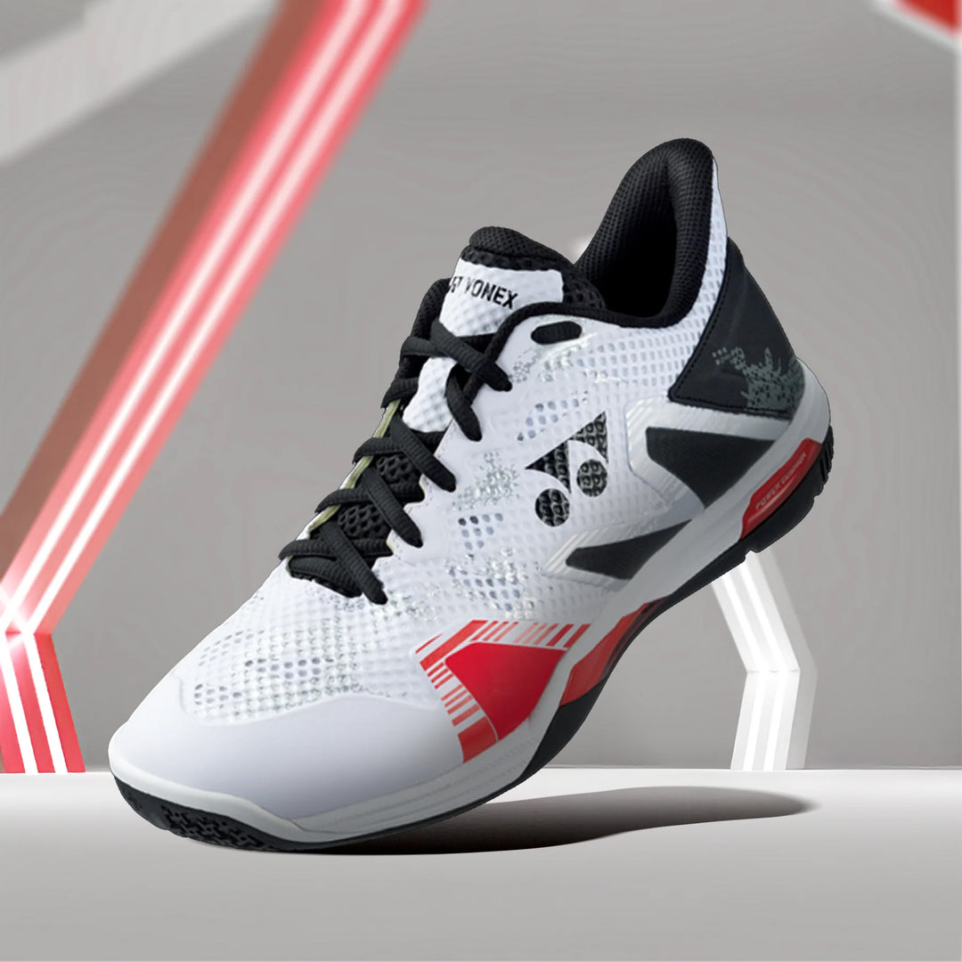 YONEX Power Cushion Eclipsion Z3 Wide Badminton Shoes (White/Black) - InstaSport