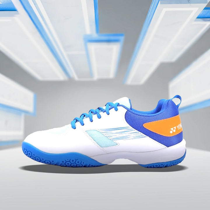 YONEX Power Cushion SHB 37 (White/Blue) Badminton Shoes - InstaSport