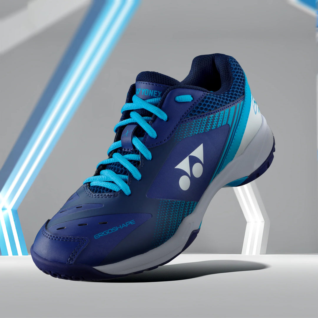 YONEX Power Cushion SHB 65 X3 Unisex Badminton Shoes (Navy Blue) - InstaSport