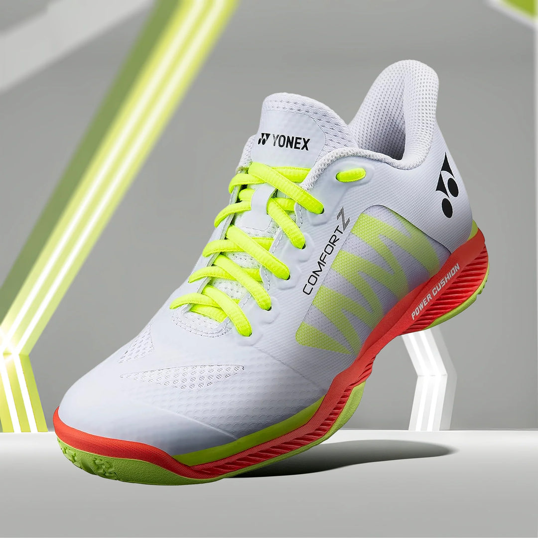 YONEX Power Cushion SHB Comfort Z3 Badminton Shoes for Women (White) - InstaSport