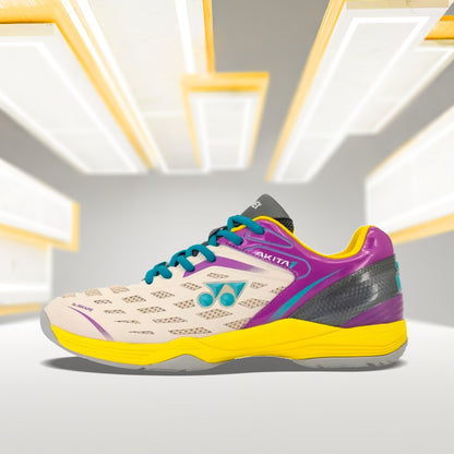 YONEX_Akita_Badminton_Shoes _Light KhakiDark_Charcoal_Instasport