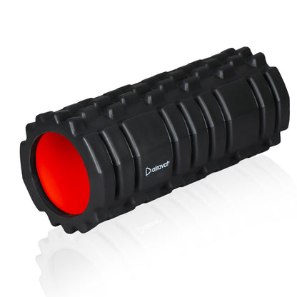 pilates gym foam roller black