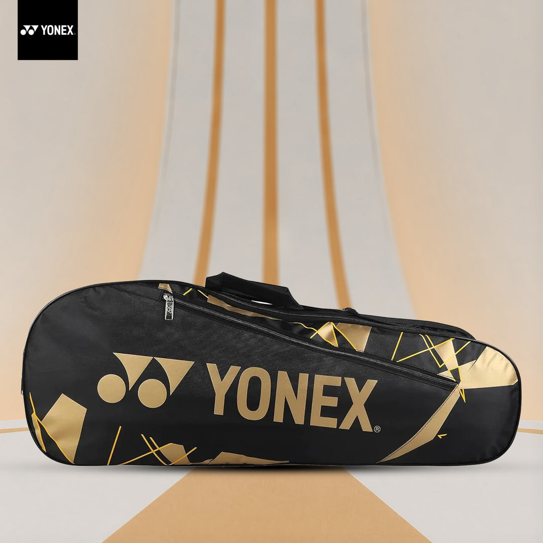 Yonex SUNR 23015 Badminton Kitbag (Black/Gold) - InstaSport
