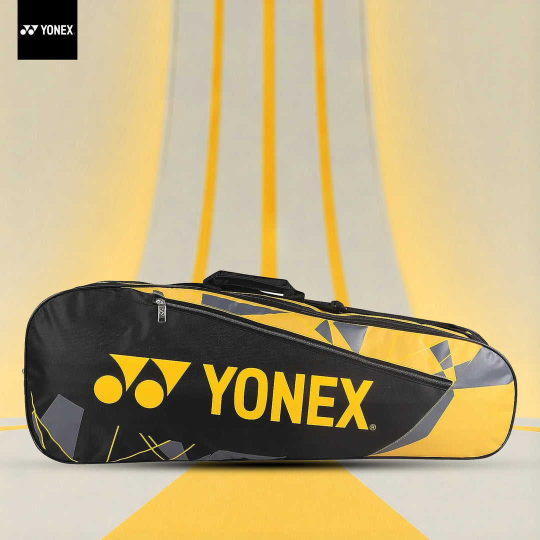 Yonex SUNR 23015 Badminton Kitbag (Black/Yellow) - InstaSport