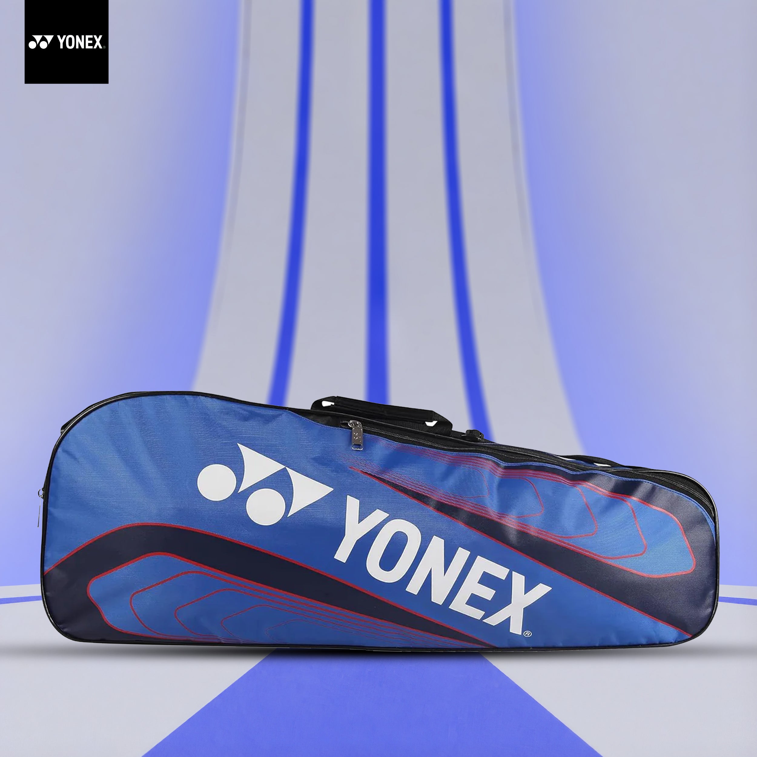 Yonex SUNR 23025 Badminton Kitbag (Royal Blue/Navy) - InstaSport