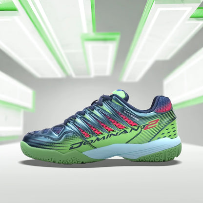 Yonex Tour Dominant 2 Men's Badminton Shoes (Dark Sea/Bright Lime/Watermelon) - InstaSport