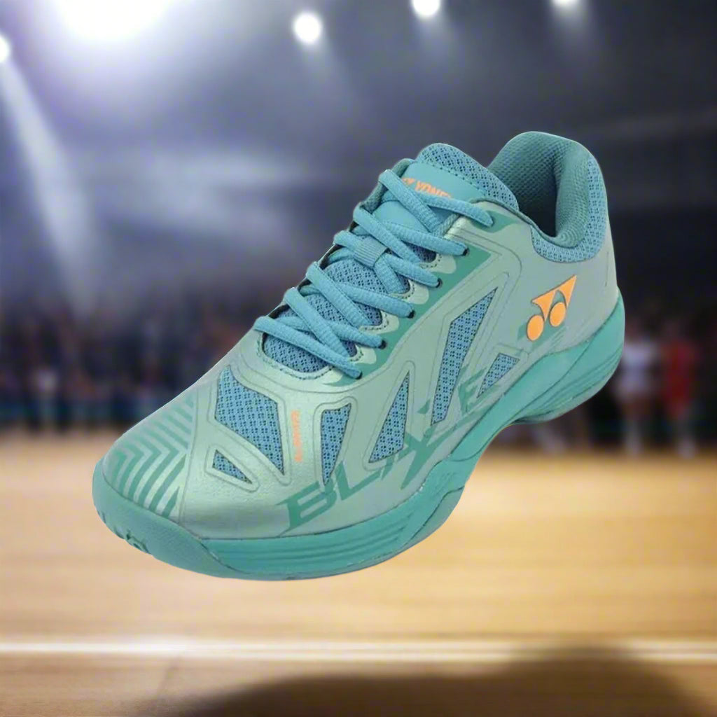 Yonex_Blaze3_Badminton_Shoes_Green_Front_Instasport