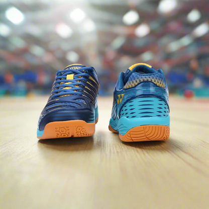 Yonex_Tour_Dominant2_Men's_Badminton_Shoes_SailorBlue/BrightAqua/MustardGold_front/back_Instasport