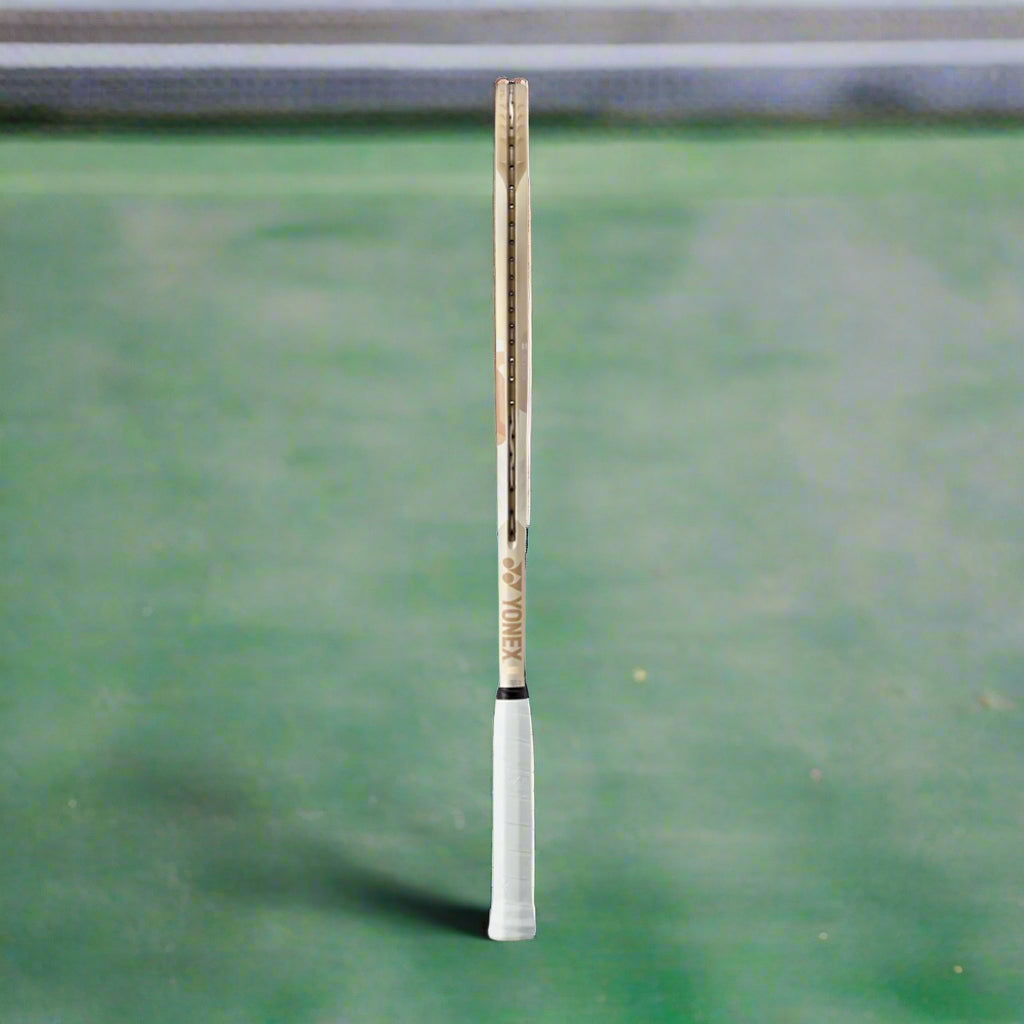 Yonex_Vcore_Game_Strung_Tennis_Racquet_Sand_Beige_Sideview_Instasport