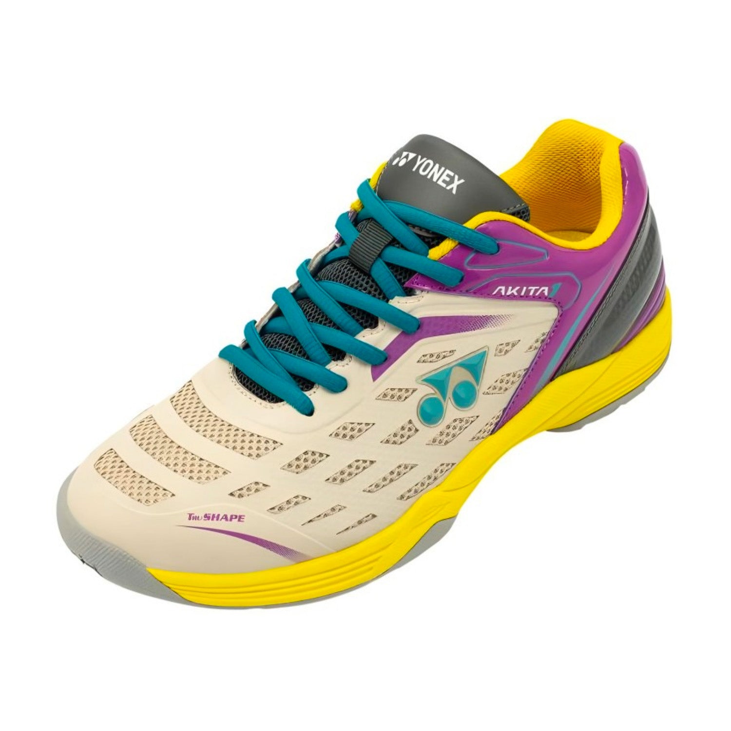 YONEX Akita Badminton Shoes (Light Khaki/Dark Charcoal) - InstaSport