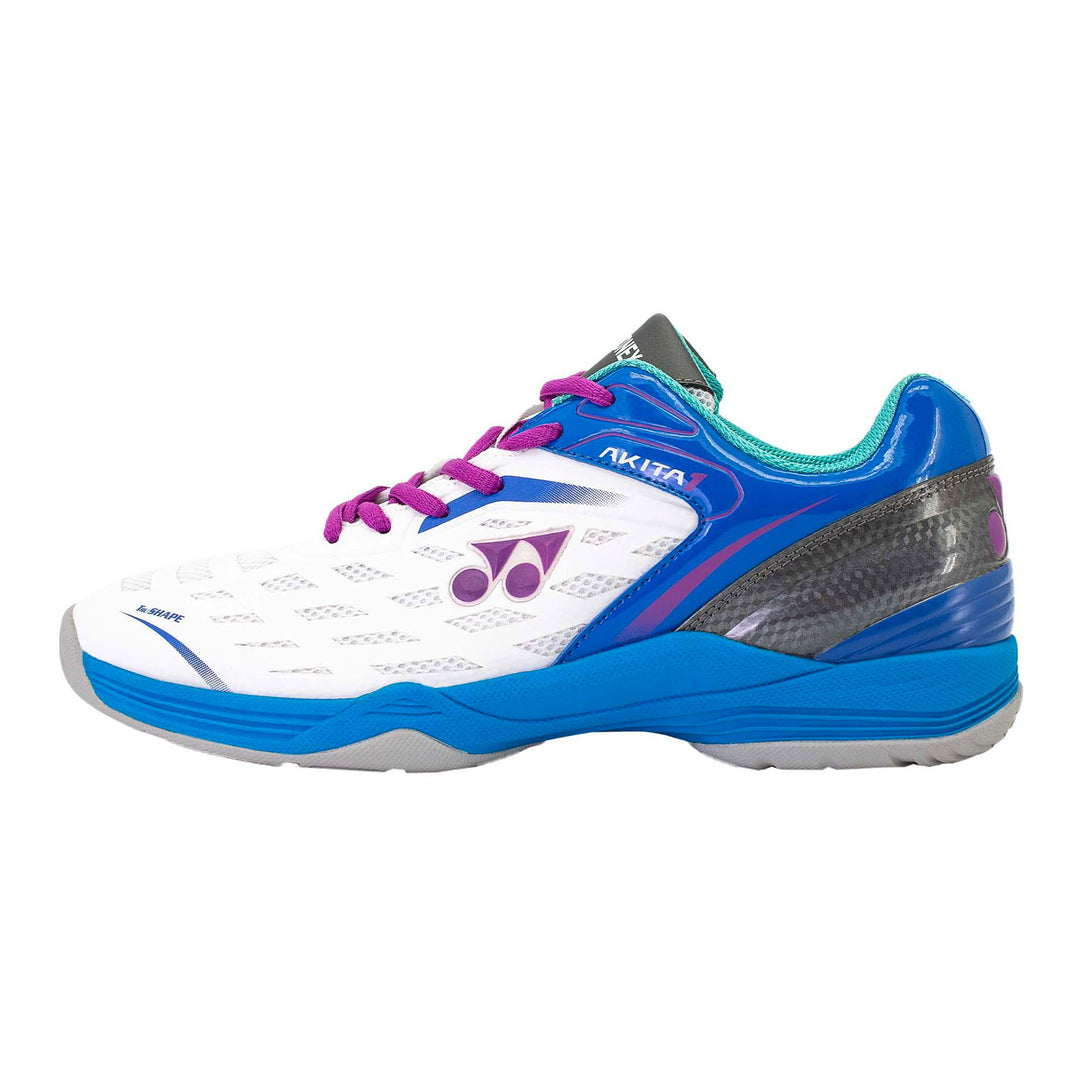 YONEX Akita Badminton Shoes (White/Midnight Obsidiant) - InstaSport