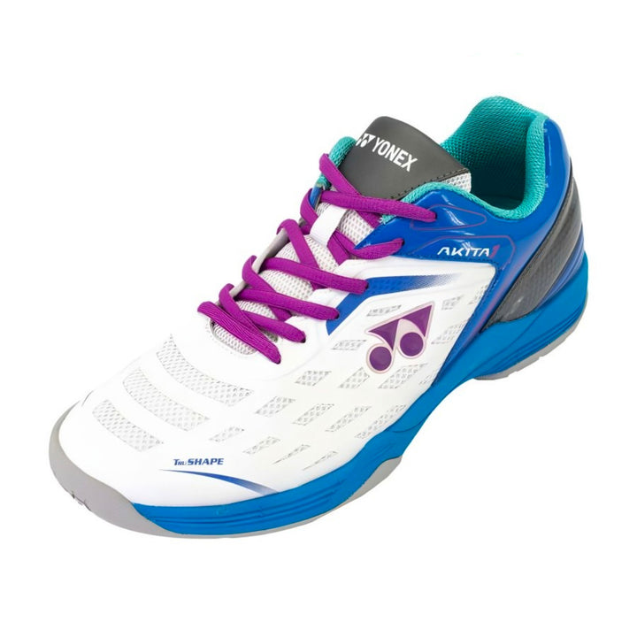 YONEX Akita Badminton Shoes (White/Midnight Obsidiant) - InstaSport