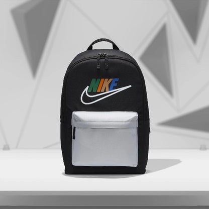 Nike Heritage 25L Backpack - Black/Wolf Grey/White