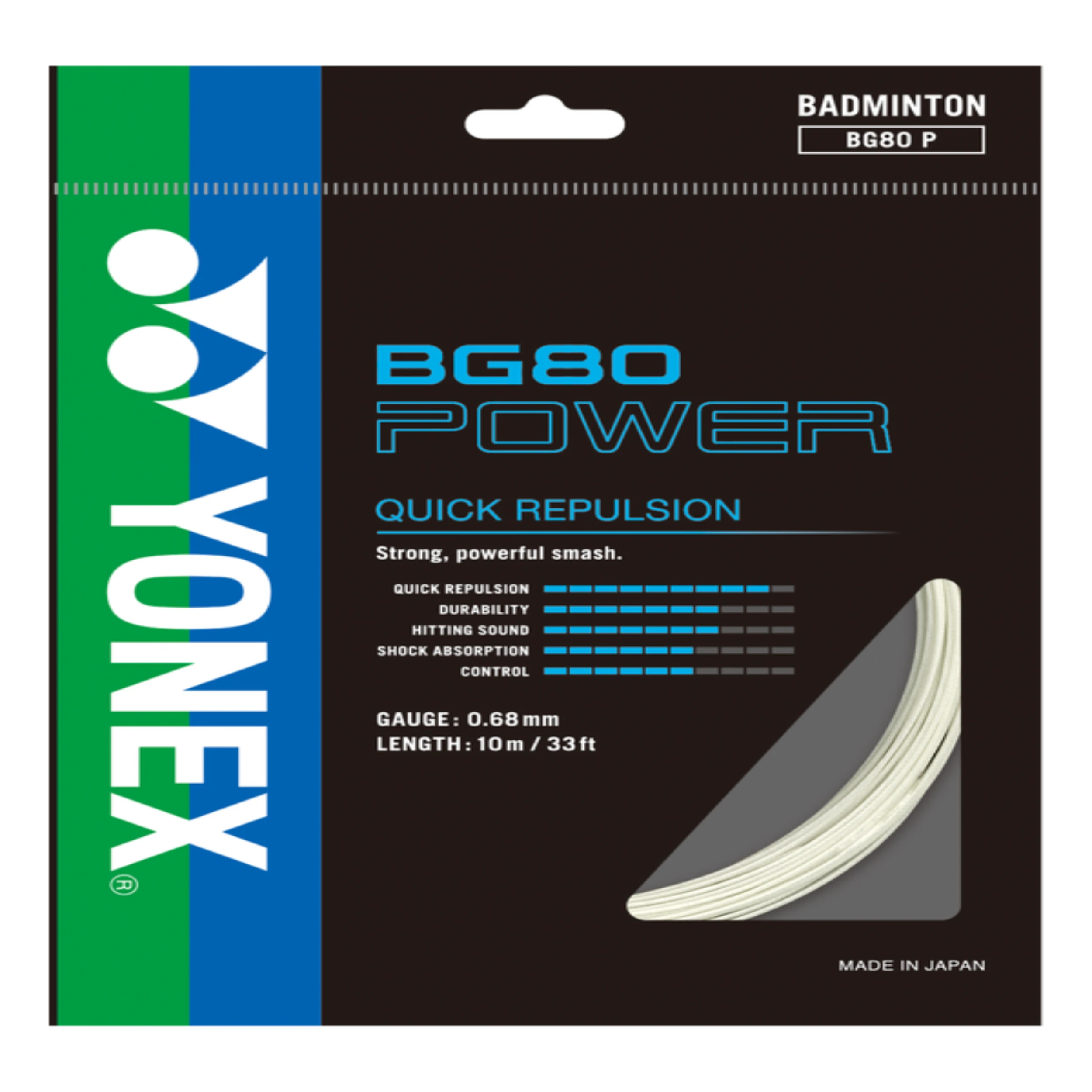 Yonex BG 80 Power - 0.68 mm - InstaSport