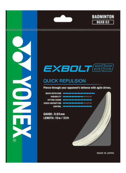 Yonex Exbolt 63 - 0.63 mm - InstaSport