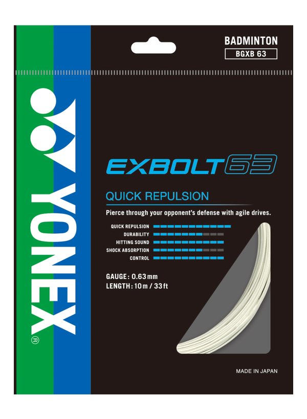 Yonex Exbolt 63 - 0.63 mm - InstaSport