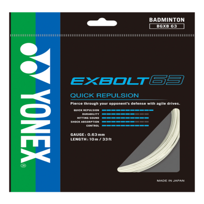 Yonex Exbolt 63 - 0.63 mm - InstaSport