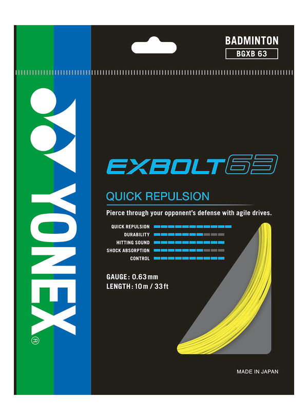 Yonex Exbolt 63 - 0.63 mm - InstaSport