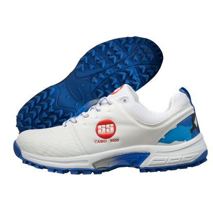 SS Camo 9000 Cricket Shoes - Blue / White - InstaSport