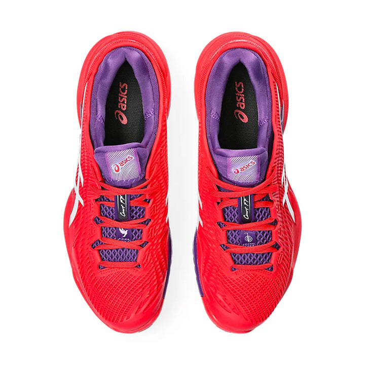 Asics Court FF3 Novak Tennis Shoes(Classic Red/White) - InstaSport