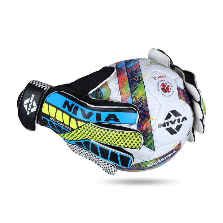 Nivia Carbonite Web Goalkeeper Gloves - InstaSport