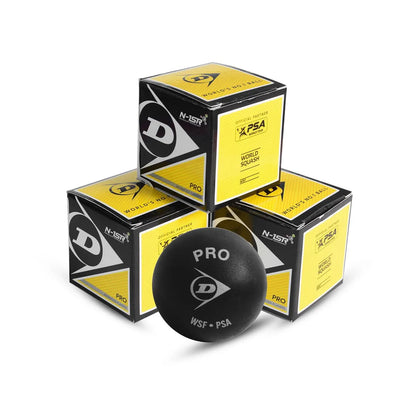 Dunlop Pro Double Dot Squash Ball (3pc) - InstaSport