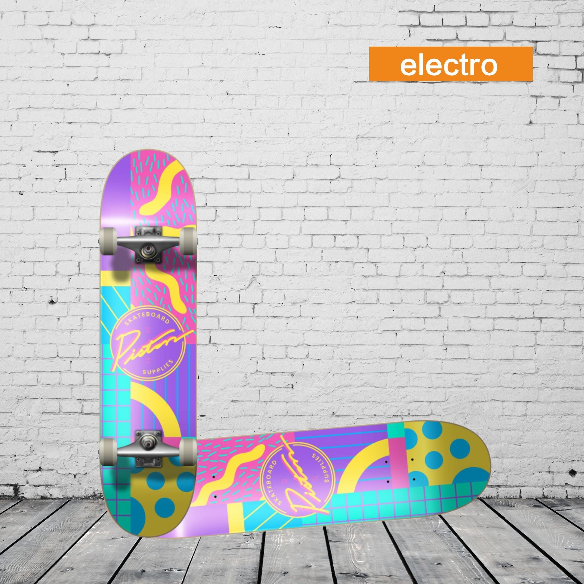 PISTON COMPLETE SKATEBOARDS 7.25" TO 8.0"- ELECTRO - InstaSport