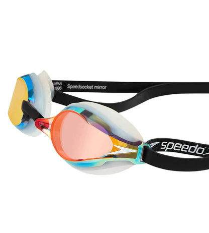 Speedo Fastskin Speedsocket Mirror - Lens goggles - White/ Mirror - InstaSport