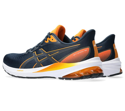 Asics GT-1000 12 Sports Running Shoes French Blue/Bright Orange - 1011B631