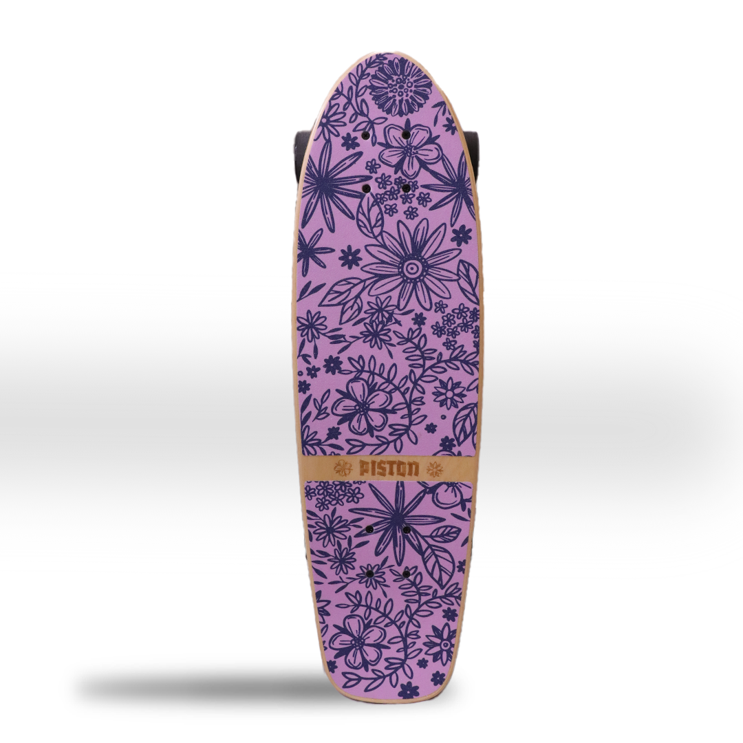 Piston Cruiser 8" x 28"- Purple Leaf CRUISER - InstaSport