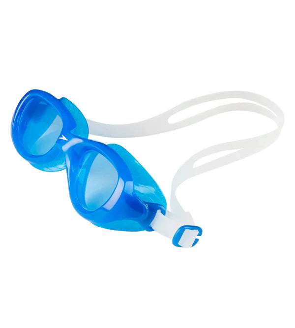 Speedo Unisex Junior Futura Classic Tint Lens Swim Goggles - Tint & Neon Blue - InstaSport