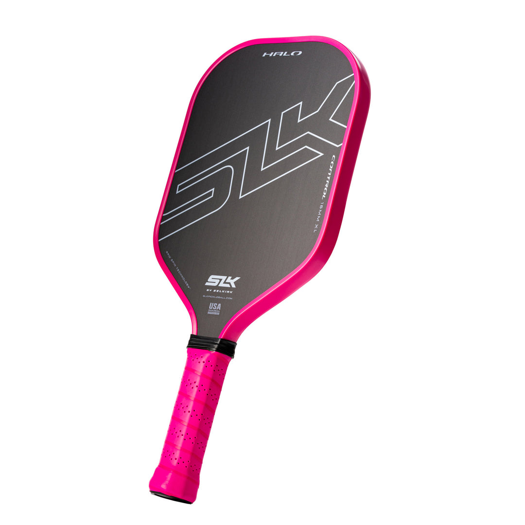 SLK Selkirk Halo XL (Pink) Control Pickleball Paddle - InstaSport