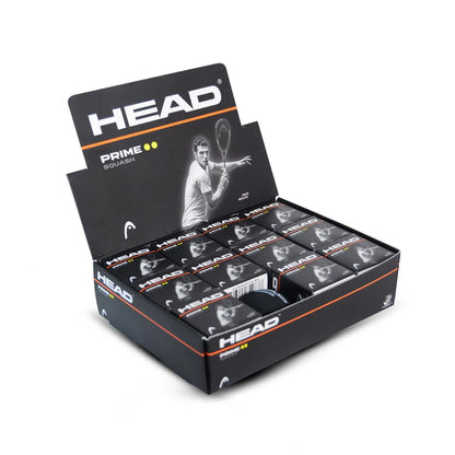 Head Prime Double Dot Squash Ball (12pc) - InstaSport