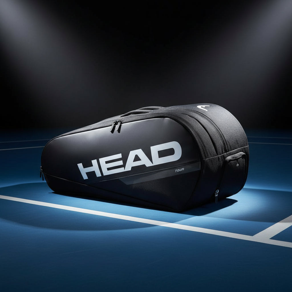 HEAD Tour Racquet Bag L (Black/White) - Hero View