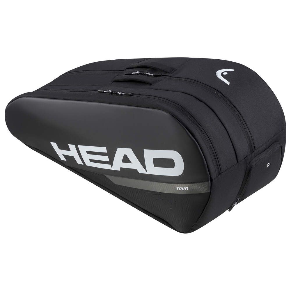 HEAD Tour Racquet Bag L (Black/White) - Side View