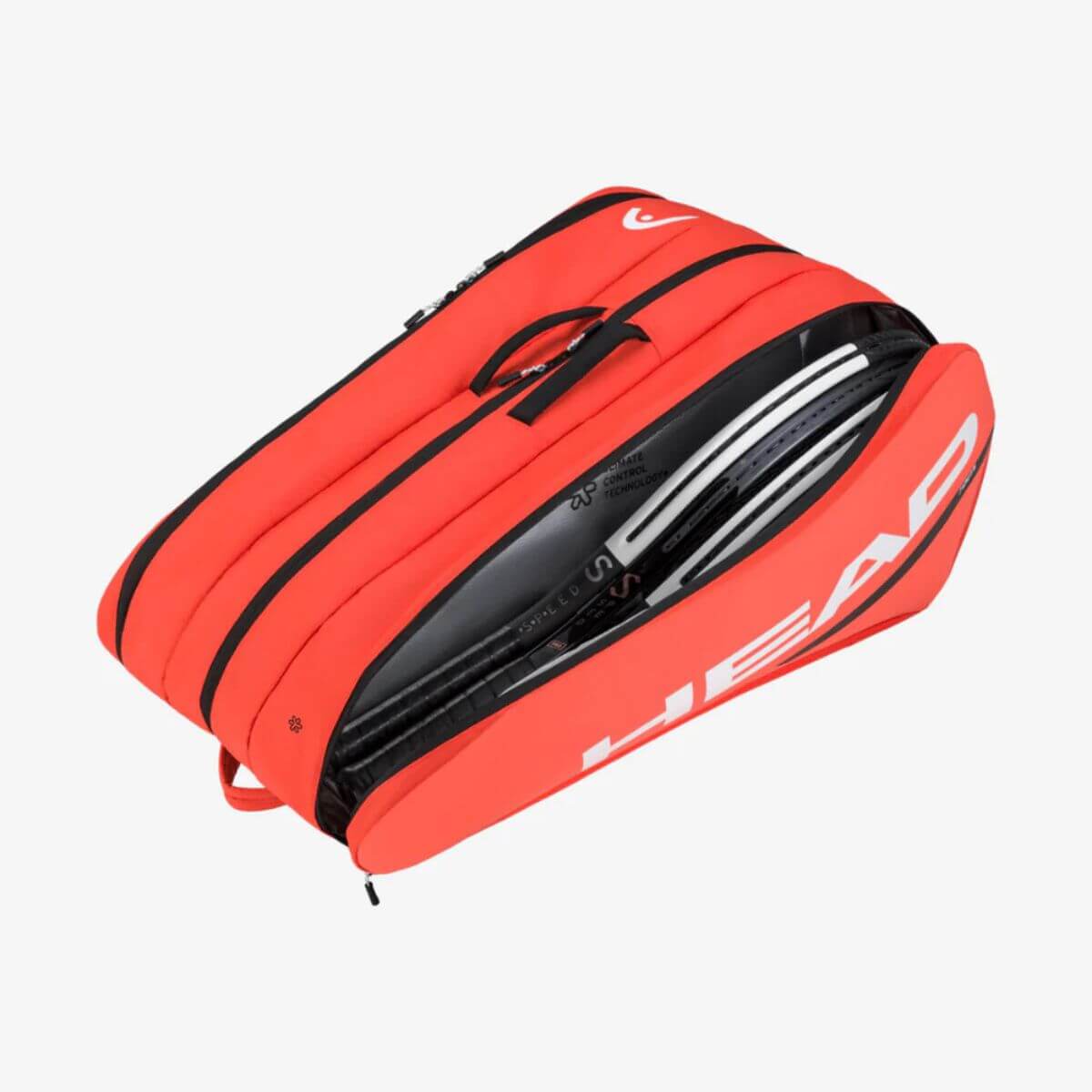 HEAD Tour Racquet Bag L (Fluo Orange) - Side View
