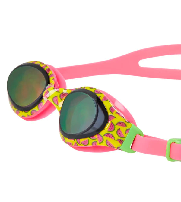 Speedo Unisex Junior Holowonder Smoke- Lens Goggles (Yellow & Smoke) - InstaSport