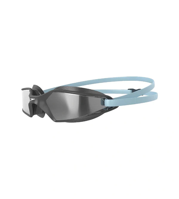 Speedo Unisex Adult Hydropulse Mirror - Lens Swim Goggles - Grey & Silver - InstaSport