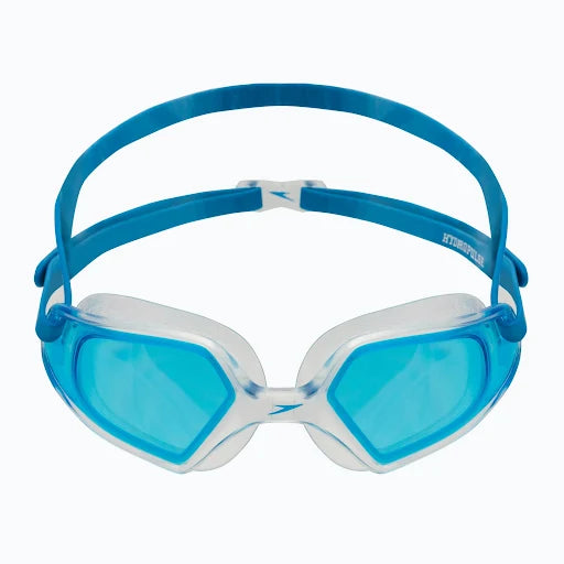 Speedo Unisex Adult Hydropulse Swim Goggles - Clear/ Blue - InstaSport