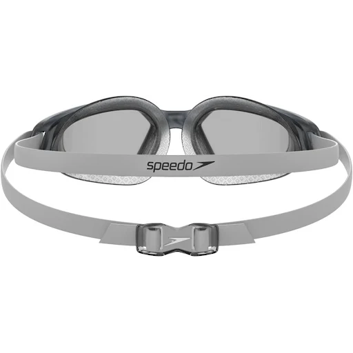 Speedo Unisex Adult Hydropulse Swim Goggles - White/ Grey - InstaSport