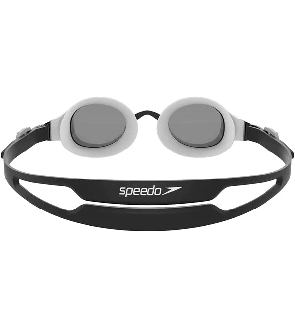 Speedo Unisex Junior Hydropure Swim Goggles - Black & White - InstaSport