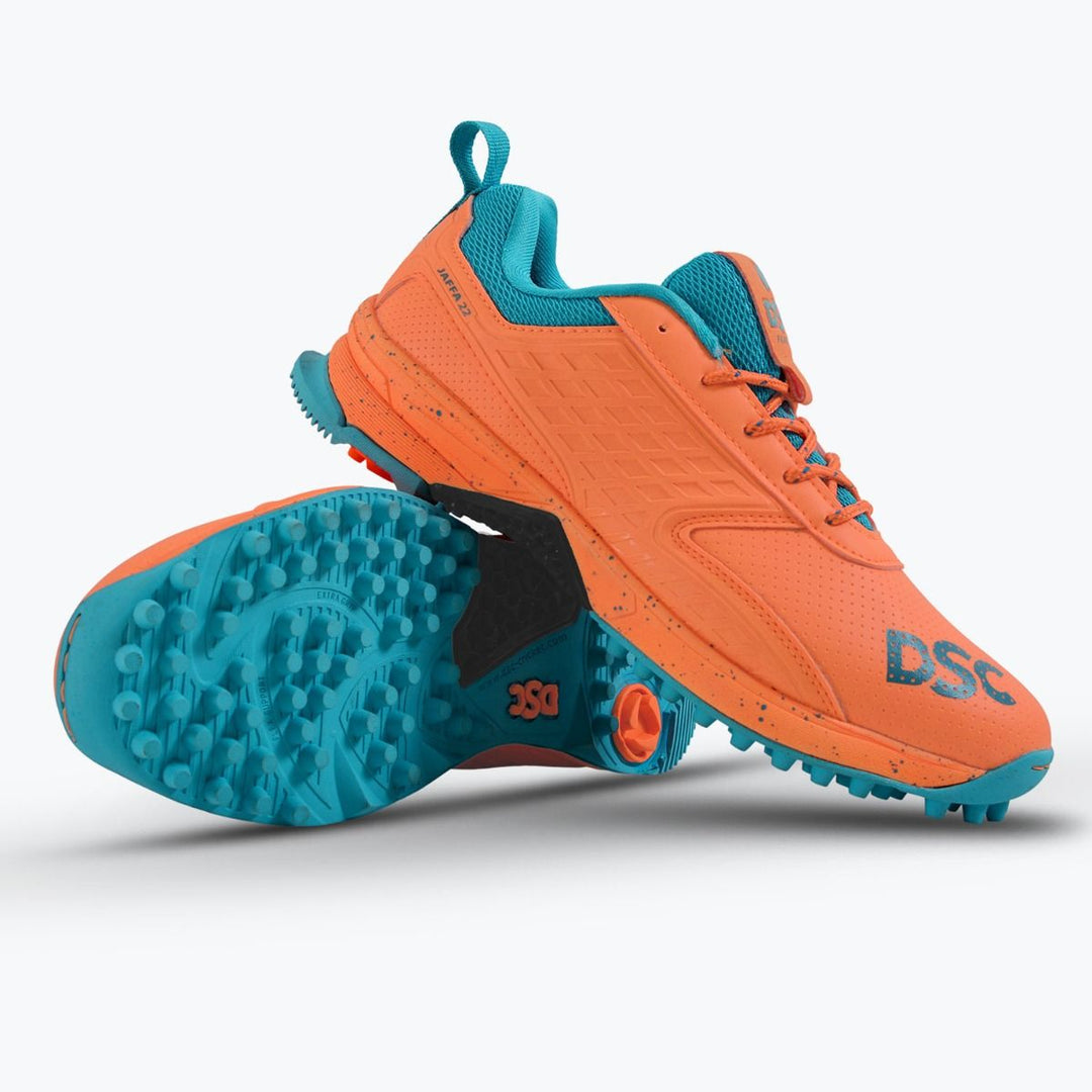 DSC Jaffa 22 Cricket Spike Shoes - Orange - InstaSport