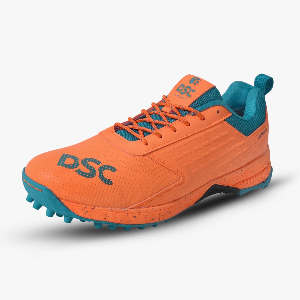 DSC Jaffa 22 Cricket Spike Shoes - Orange - InstaSport