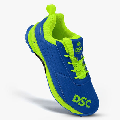 DSC Jaffa 22 Cricket Spike Shoes - Blue - InstaSport