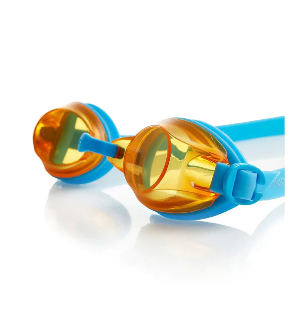 Speedo Unisex Junior Jet Tint - Lens Goggles  (Blue/ Orange) - InstaSport