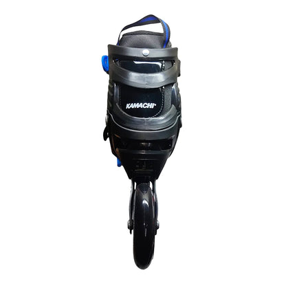 Kamachi K-100 Aluminium Alloy 100MM Adjustable Inline Skates (Blue) - InstaSport