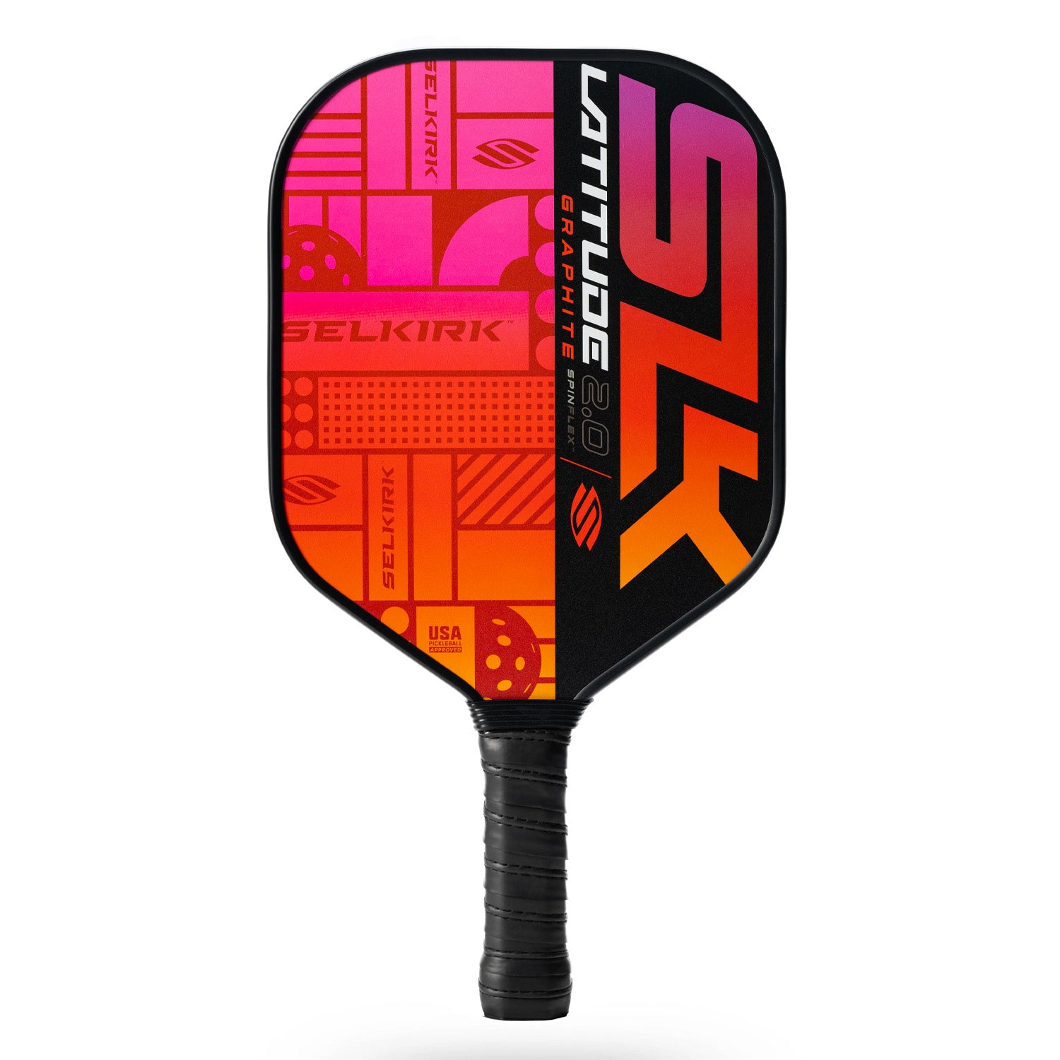 SLK Selkirk Latitude 2.0 (Orange) Pickleball Paddle - InstaSport