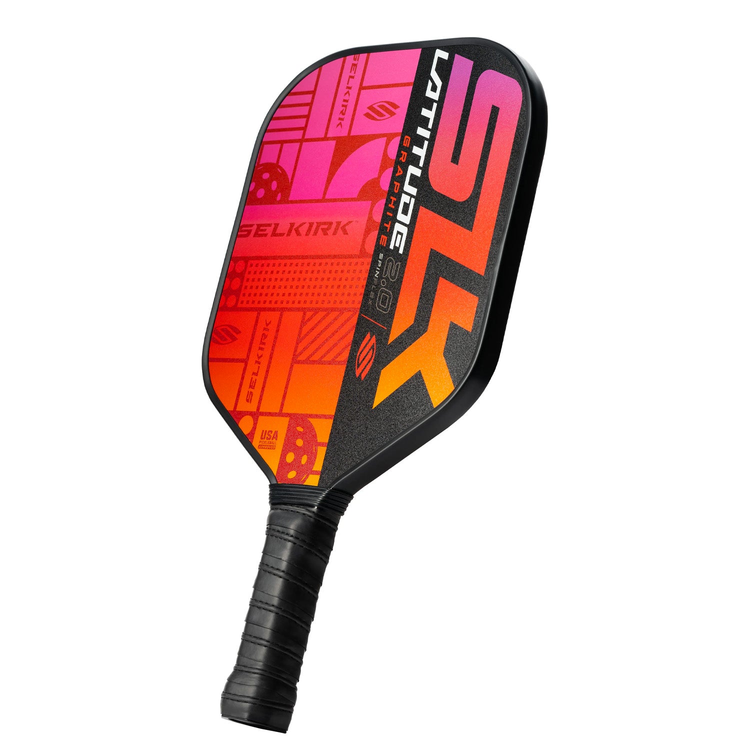 SLK Selkirk Latitude 2.0 (Orange) Pickleball Paddle - InstaSport