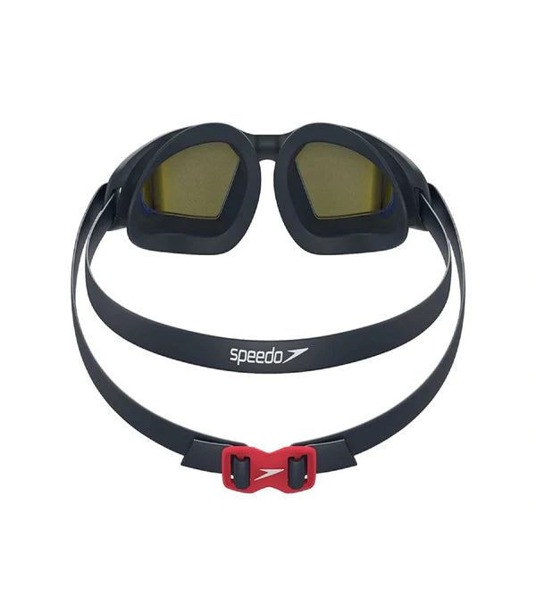 Speedo Unisex Adult Hydropulse Mirror - Lens Swim Goggles - Navy & Blue - InstaSport