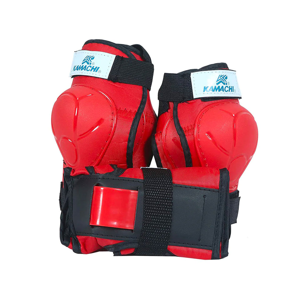 Kamachi PE-11 (3in1) Skating Protection Equipment Set (Red) - InstaSport